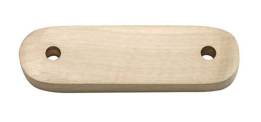 Casement Fastener Spacer Teardrop Satin Brass H55xW16xT6mm CTC 39mm (+/-1mm)