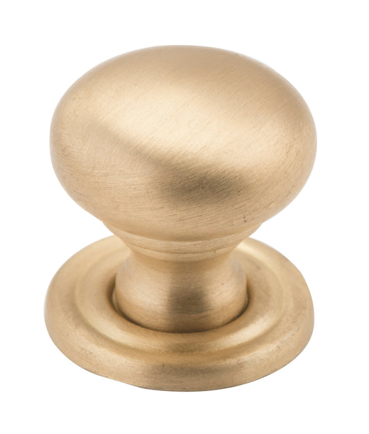Cupboard Knob Classic Satin Brass D19xP20mm