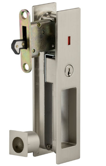 Sylvan Cavity Slider Entrance Set - Graphite ,Satin Nickel ,Black Finish