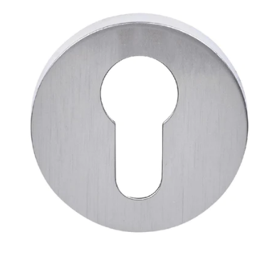 Groel Escutcheon R8B Round Finish Available In 5 Colours :  Brushed Satin Chrome ,Black ,Graphite (Bronze) ,Satin Brass ,Inox Tech