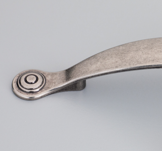 Kethy Hampton Handle Round 96mm Available In 4 Colours : Black Powder Coat Matt#8 ,Oxidised Tin Gloss ,Oxidised Tin Matt ,White Powder Coat#3