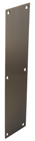 Drake & Wrigley 1091 Push plates In 5 Colours : Black ,Florentine Bronze ,Brass Plate ,Satin Chrome Plate ,Stainless Steel