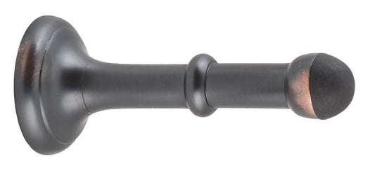 Door Stop Concealed Fix Large Antique Copper D43xP100mm