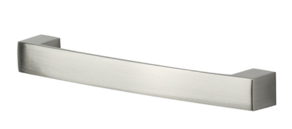 Sylvan Euro Bishop Cabinet Handle Satin Nickel Plate Finish Available In 3 Sizes : 160mm ,256mm ,320mm