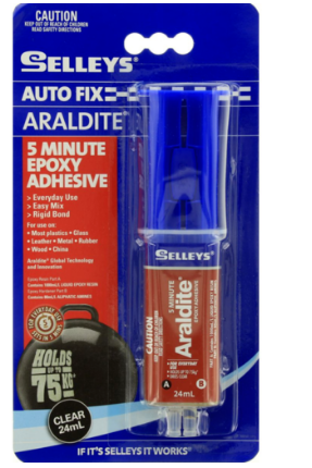 Selleys Autofix Araldite 5 Min 24ml AF01 - priced per unit Minimum order 6 units