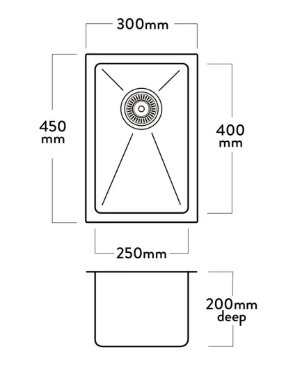 MERCER DV101 NEWPORT SINGLE BOWL