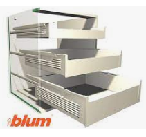 Blum METABOX SINGLE EXTENSION DRAW SET Length 500 mm ,Heights 55,86, 120 and 150mm (available in 4 heights )