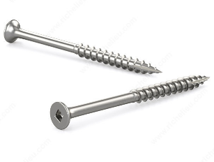 Screws Square Drive Wood Screws Stainless Steel Pack of 1000