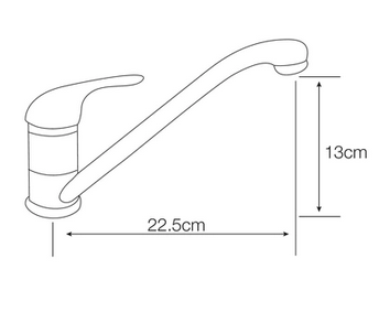 San Tap Classic Swivel Chrome