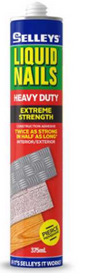 Selleys Liquid Nails Heavy Duty 375ml NZ - priced per unit Minimum order 20 units