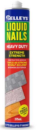 Selleys Liquid Nails Heavy Duty 375ml NZ - priced per unit Minimum order 20 units