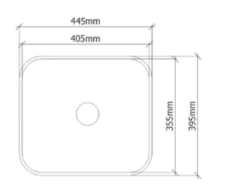 San Sink Stainless Steel E-100S Atlas Eco Range .9mm Single Bowl