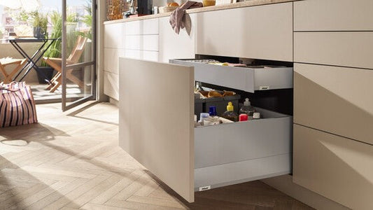 Comparing Blum Box Systems: LEGRABOX, METABOX & MERIVOBOX for NZ Kitchens