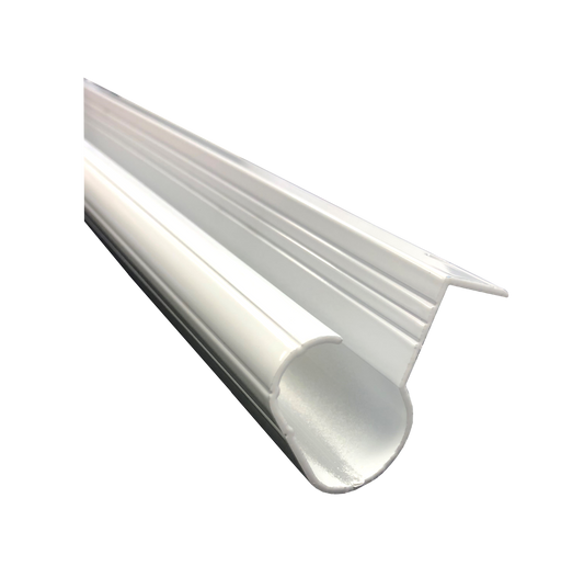 SOUDAL SLIMLINE CLOSET RAIL WHITE MULTIPLE SIZES PRICED PER UNIT MINIMUM ORDER QUANTITY 6 UNITS