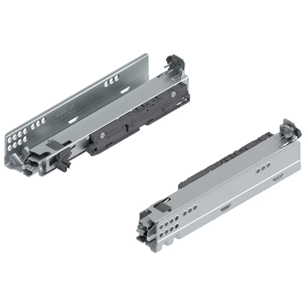 BLUM MOVENTO BLUMOTION ( soft close ) S Full Extension Runner With Length 270mm -550mm- ( available in 7 sizes ), 40kg  ( Pair )