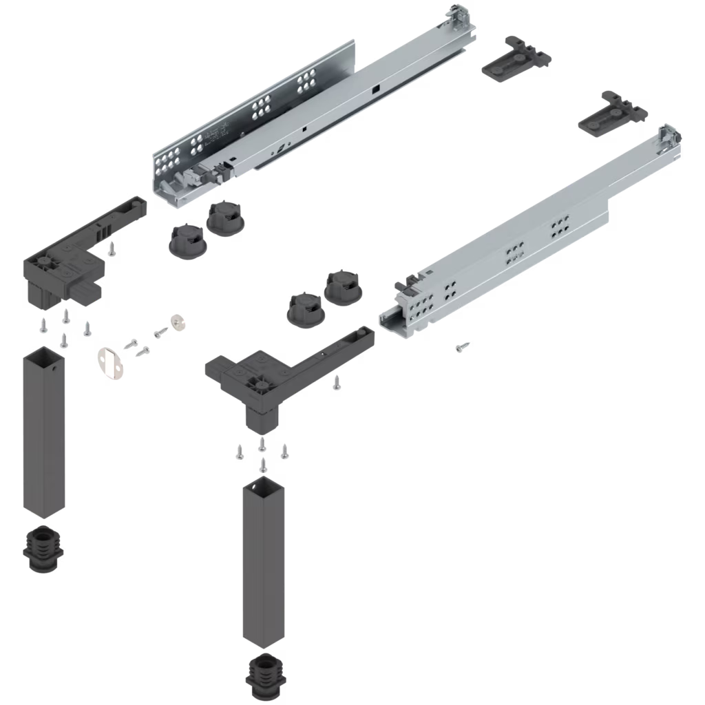 Blum Legrabox pure kitset drawer (410 x 450mm ) 30kg for Space step components Z95.4100