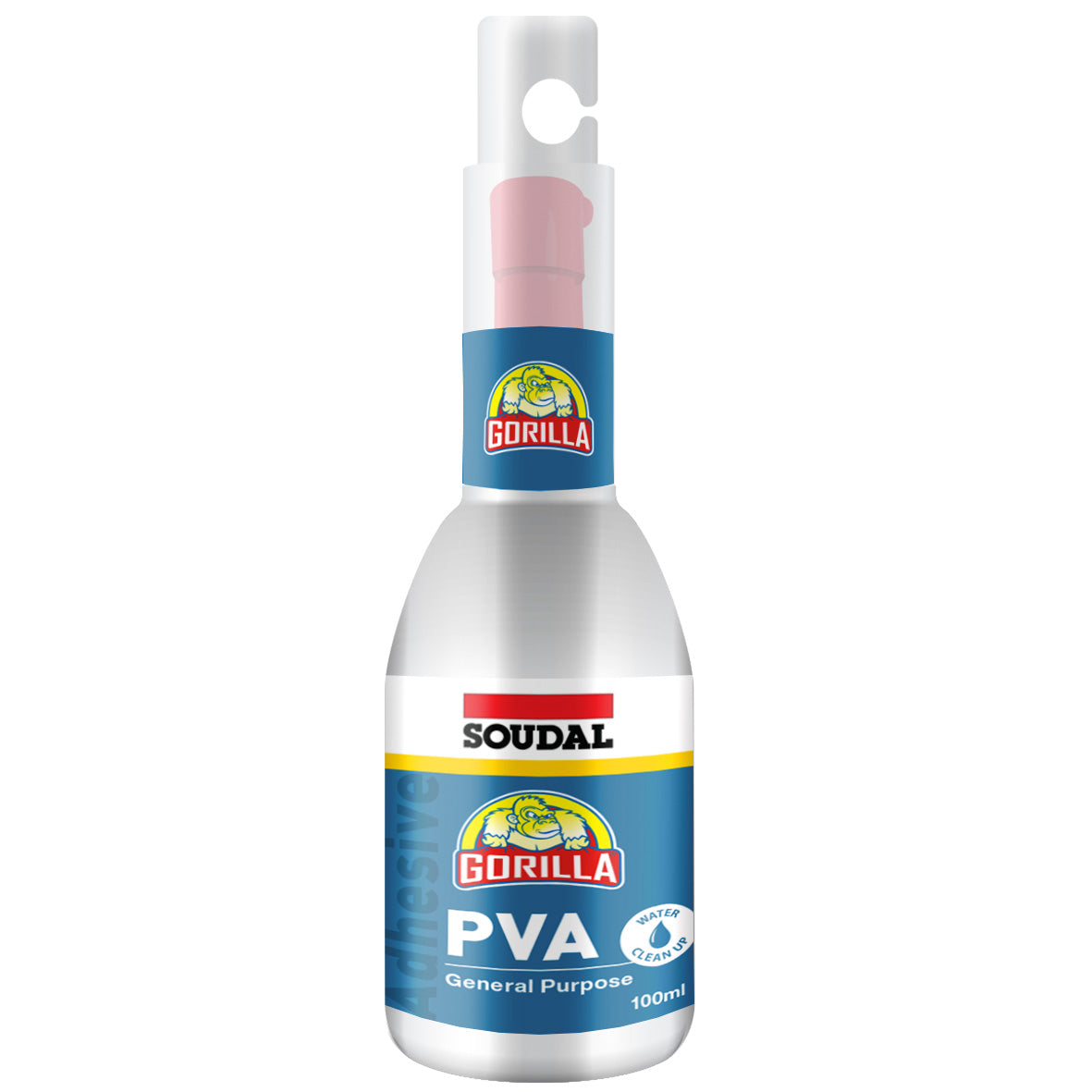 SOUDAL GORILLA GENERAL PURPOSE PVA 100ML CLEAR -  PRICED PER UNIT - MINIMUM ORDER QUANTITY 12+ UNITS