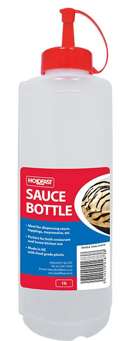 SOUDAL HOLDFAST SAUCE BOTTLE WITH CAP 500ML & 1LT NATURAL PRICED PER UNIT MINIMUM ORDER QUANTITY 1 & 24 UNITS