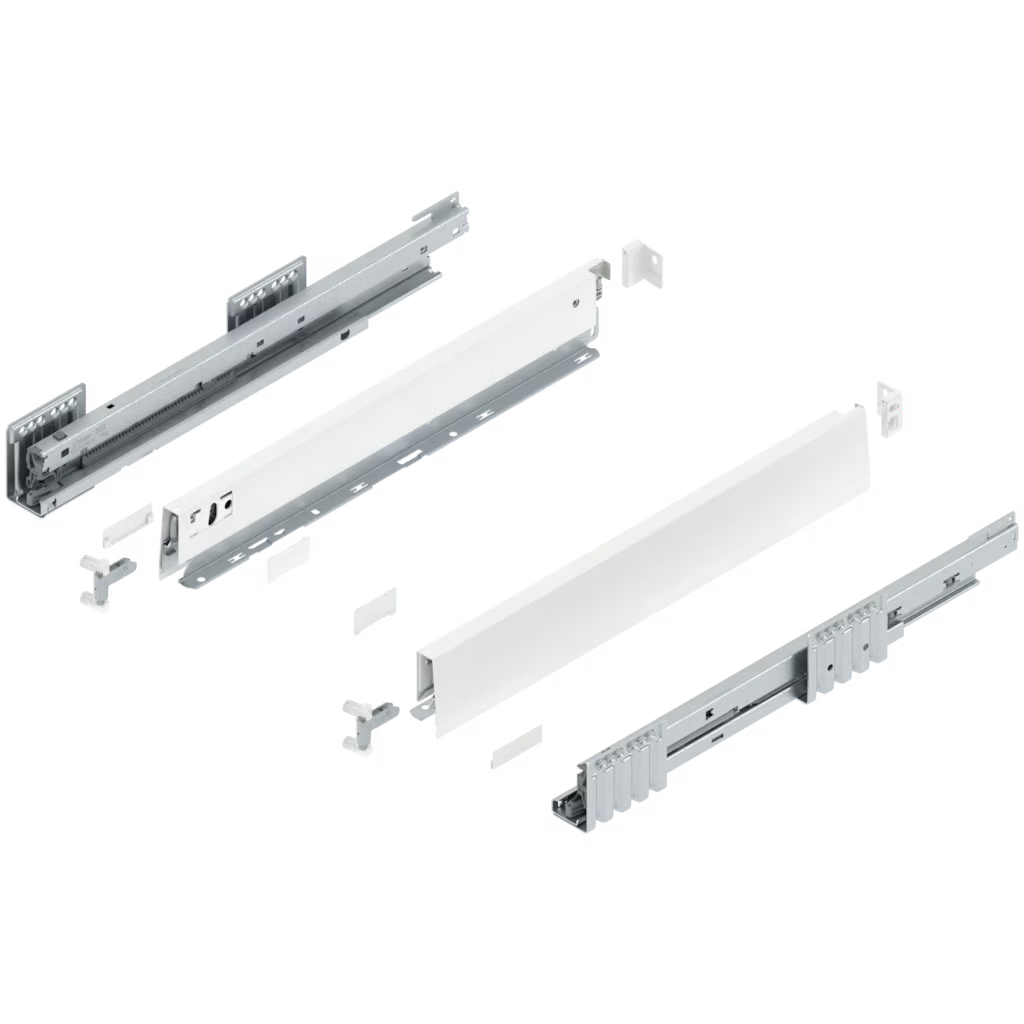 Blum Merivobox Kitset N Height 85.5mm - 40kg  Length 450mm & 500mm