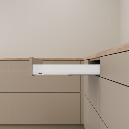 Blum Merivobox Kitset N Height 85.5mm - 40kg  Length 450mm & 500mm