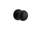 Iver Cambridge Door Knob Rose Round Concealed Fix Pair Passage Kit, Privacy Kit , Entrance Kit with High Security Lock -Matt Black