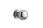 Iver Cambridge Door Knob Rose Round Concealed Fix Pair Passage Kit, Privacy Kit , Entrance Kit with High Security Lock -Brushed Chrome