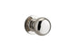 Iver Cambridge Door Knob Rose Round Concealed Fix Pair Passage Kit, Privacy Kit , Entrance Kit with High Security Lock -Polished Nickel