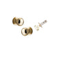 Iver Paddington  Door Knob Round Rose Concealed Fix Pair, Passage Kit, Privacy Kit , Entrance Kit with High Security Lock -Polished Brass