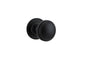 Iver Paddington  Door Knob Round Rose Concealed Fix Pair, Passage Kit, Privacy Kit , Entrance Kit with High Security Lock - Matt Black