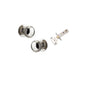 Iver Paddington  Door Knob Round Rose Concealed Fix Pair, Passage Kit, Privacy Kit , Entrance Kit with High Security Lock - Polished Nickel