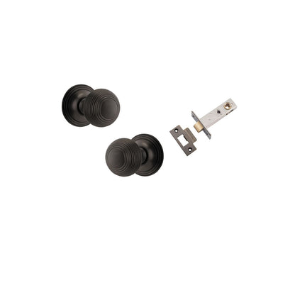 Iver Guildford Door Knob Rose Round Concealed Fix Pair, Passage Kit, Privacy Kit , Entrance Kit with High Security Lock - Signature Brass