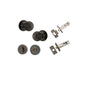 Iver Guildford Door Knob Rose Round Concealed Fix Pair, Passage Kit, Privacy Kit , Entrance Kit with High Security Lock - Signature Brass