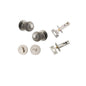 Iver Guildford Door Knob Rose Round Concealed Fix Pair, Passage Kit, Privacy Kit , Entrance Kit with High Security Lock - Satin Nickel