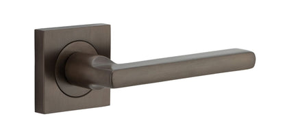 Iver Baltimore Door Knob Rose Square Concealed Fix Pair, Passage Kit, Privacy Kit , Entrance Kit with High Security Lock - Signature Brass