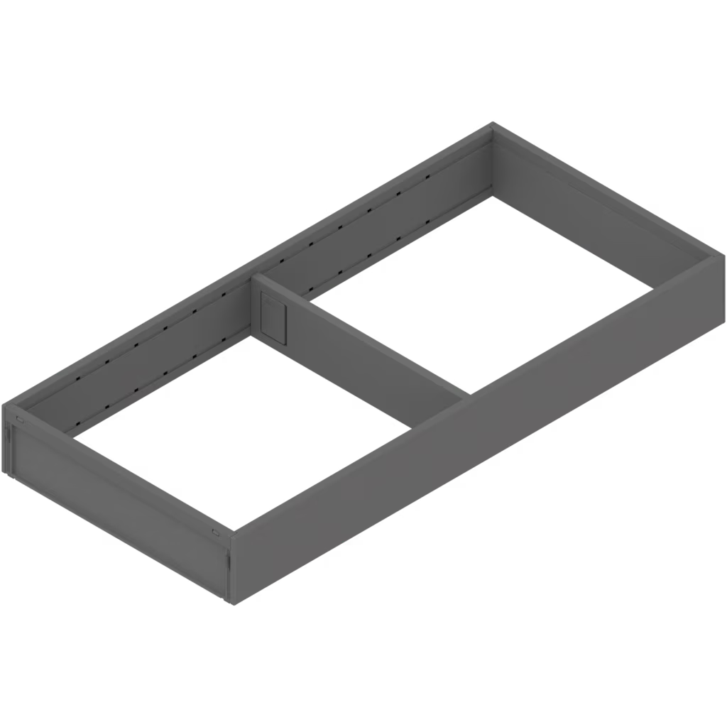 BLUM AMBIA-LINE Narrow Draw Frame Width 200mm Length 450 ,500 & 550mm( length 3 option) x Height 51.05 mm Steel design for NL