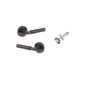 Iver Berlin Door Lever Rose Round Concealed Fix Pair, Passage Kit, Privacy Kit , Entrance Kit with High Security Lock - Signature Brass