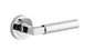 Iver Berlin Door Lever Rose Round Concealed Fix Pair, Passage Kit, Privacy Kit , Entrance Kit with High Security Lock - Polished Chrome