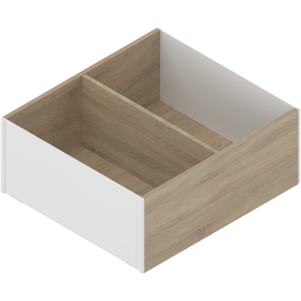 Blum AMBIA-LINE Wood design Frame LEGRABOX Height 111.5 mm  - Width 242 x 270.4 Depth & Width 218 x 370 Depth( 2 Sizes ) Available in Silk White,Orion Grey and Terra Black  Available in Silk White,Orion Grey and Terra Black