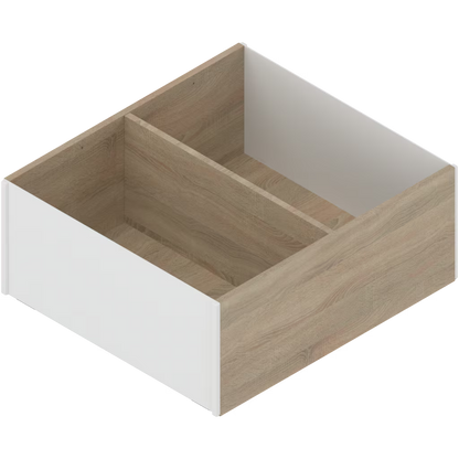 Blum AMBIA-LINE Wood design Frame LEGRABOX Height 111.5 mm  - Width 242 x 270.4 Depth & Width 218 x 370 Depth( 2 Sizes ) Available in Silk White,Orion Grey and Terra Black  Available in Silk White,Orion Grey and Terra Black