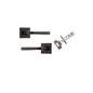 Iver Annecy Door Lever Rose Square Concealed Fix Pair, Passage Kit, Privacy Kit , Entrance Kit with High Security Lock -Signature Brass