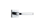 Iver Annecy Door Lever Rose Square Concealed Fix Pair, Passage Kit, Privacy Kit , Entrance Kit with High Security Lock -Polished Chrome