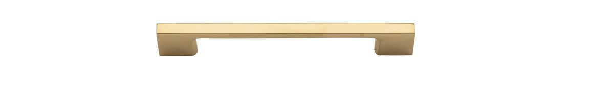 Iver Cali Cabinet Pull Centre to Centre 96mm,128mm,160mm, 256mm Polished Brass - With Backplate & No Backplate