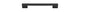 Iver Cali Cabinet Pull Centre to Centre 96mm,128mm,160mm, 256mm Matt Black - With Backplate & No Backplate