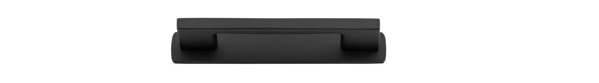 Iver Cali Cabinet Pull Centre to Centre 96mm,128mm,160mm, 256mm Matt Black - With Backplate & No Backplate
