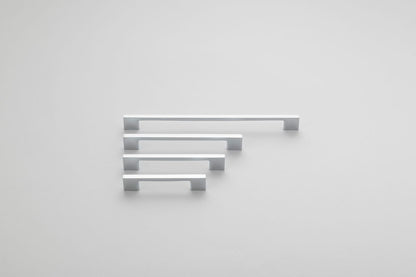 Iver Cali Cabinet Pull Centre to Centre 96mm,128mm,160mm, 256mm Polished Chrome- With Backplate & No Backplate