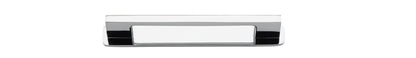 Iver Cali Cabinet Pull Centre to Centre 96mm,128mm,160mm, 256mm Polished Chrome- With Backplate & No Backplate