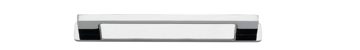 Iver Cali Cabinet Pull Centre to Centre 96mm,128mm,160mm, 256mm Polished Chrome- With Backplate & No Backplate