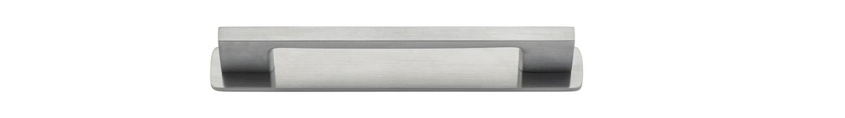 Iver Cali Cabinet Pull Centre to Centre 96mm,128mm,160mm, 256mm Brushed Chrome - With Backplate & No Backplate