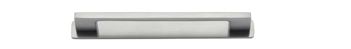 Iver Cali Cabinet Pull Centre to Centre 96mm,128mm,160mm, 256mm Brushed Chrome - With Backplate & No Backplate