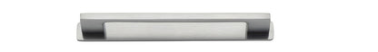 Iver Cali Cabinet Pull Centre to Centre 96mm,128mm,160mm, 256mm Brushed Chrome - With Backplate & No Backplate